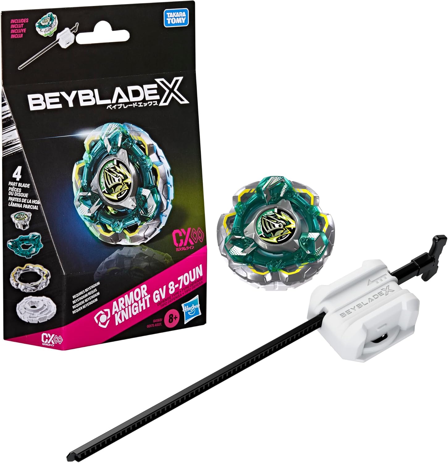 Beyblade X Fortress Knight GV 8-70UN CX Infinity Starter Pack