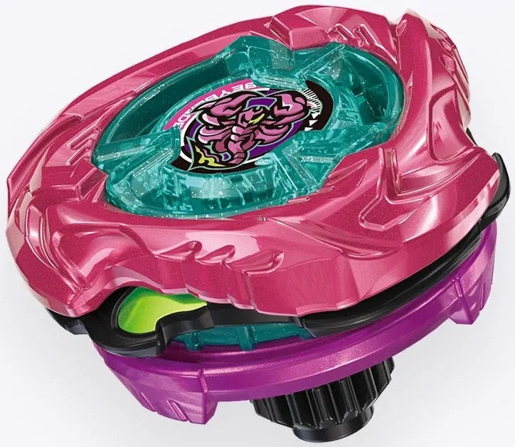 TAKARA TOMY Scorpio Spear 0-70Z Beyblade X Starter UX-00 (Metal Coat: Magenta)