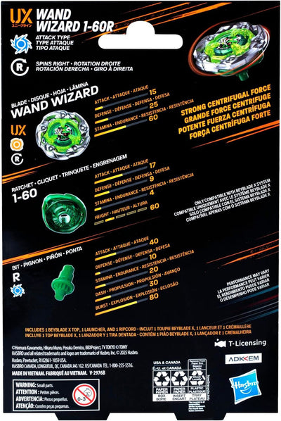 Wand Wizard Rod 1-60R Beyblade X Starter Set