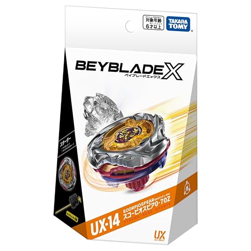 Takara Tomy BEYBLADE X UX-14 Starter Set Scorpio Spear 0-70Z