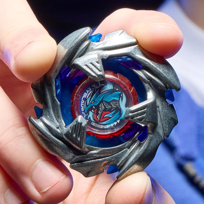 Beyblade X Cobalt Dragoon 2-60C Deluxe Left Spin String Launcher Set