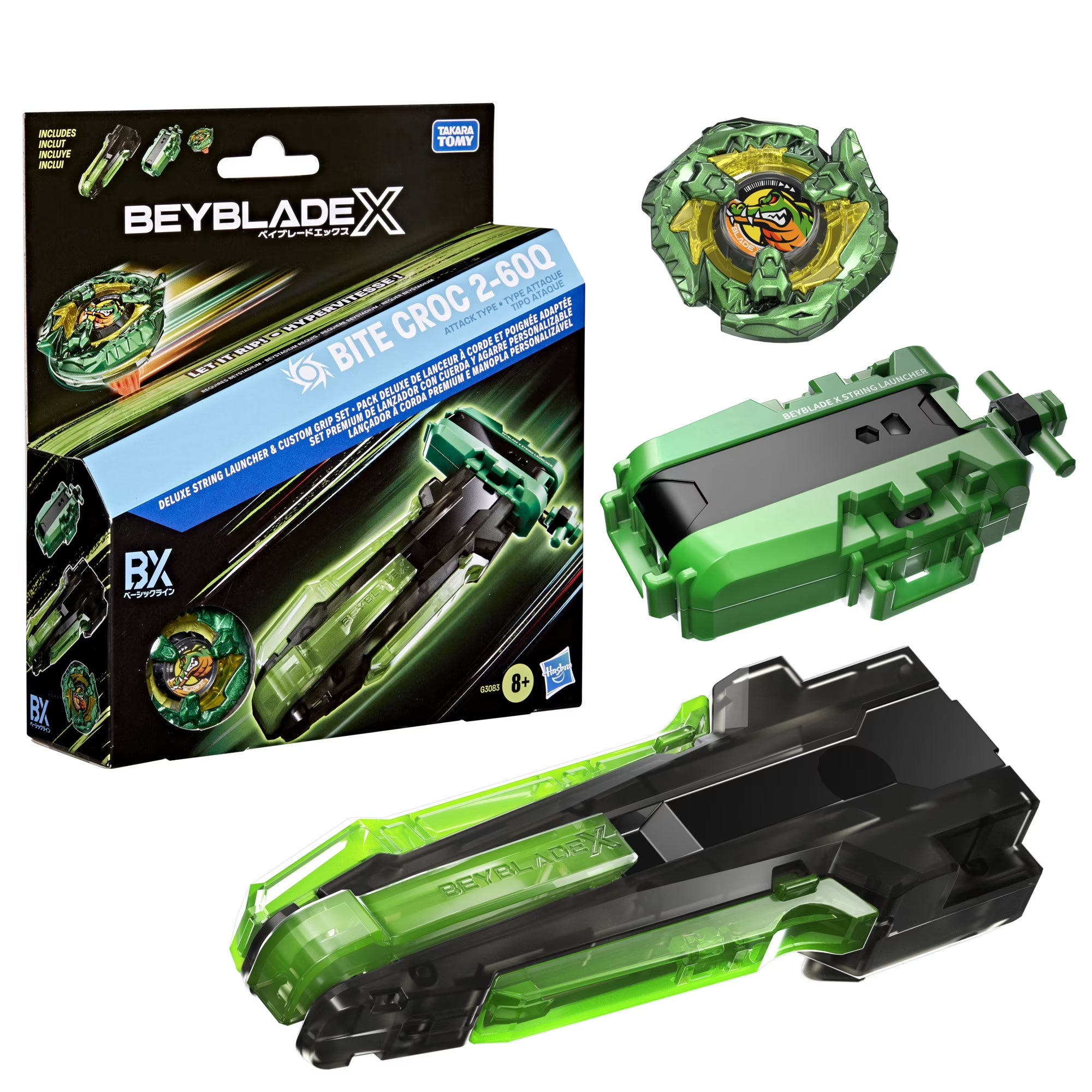 Bite Croc 2-60Q + Grip & Deluxe String Launcher